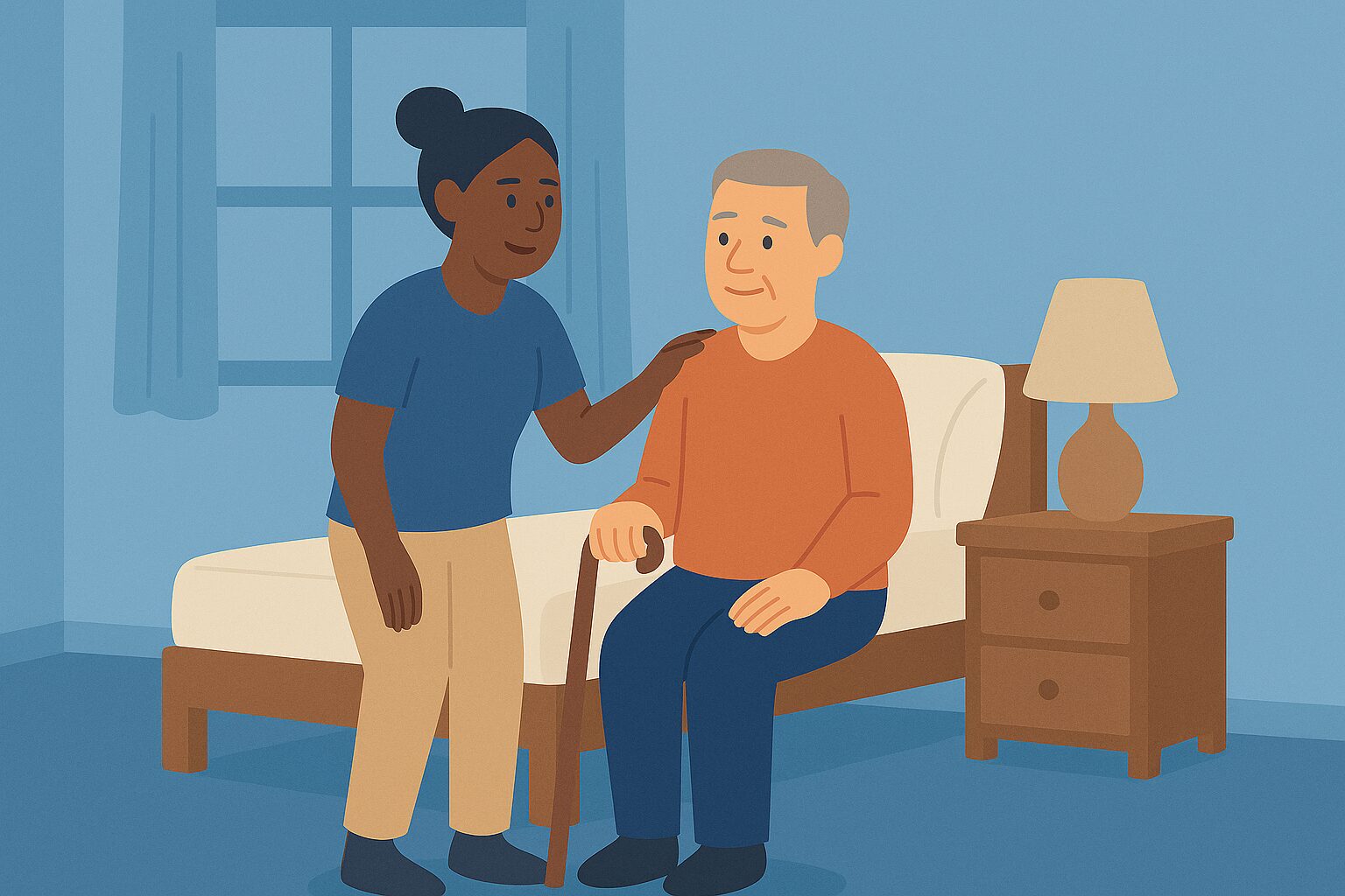 Michael preparing for his new home during MTA