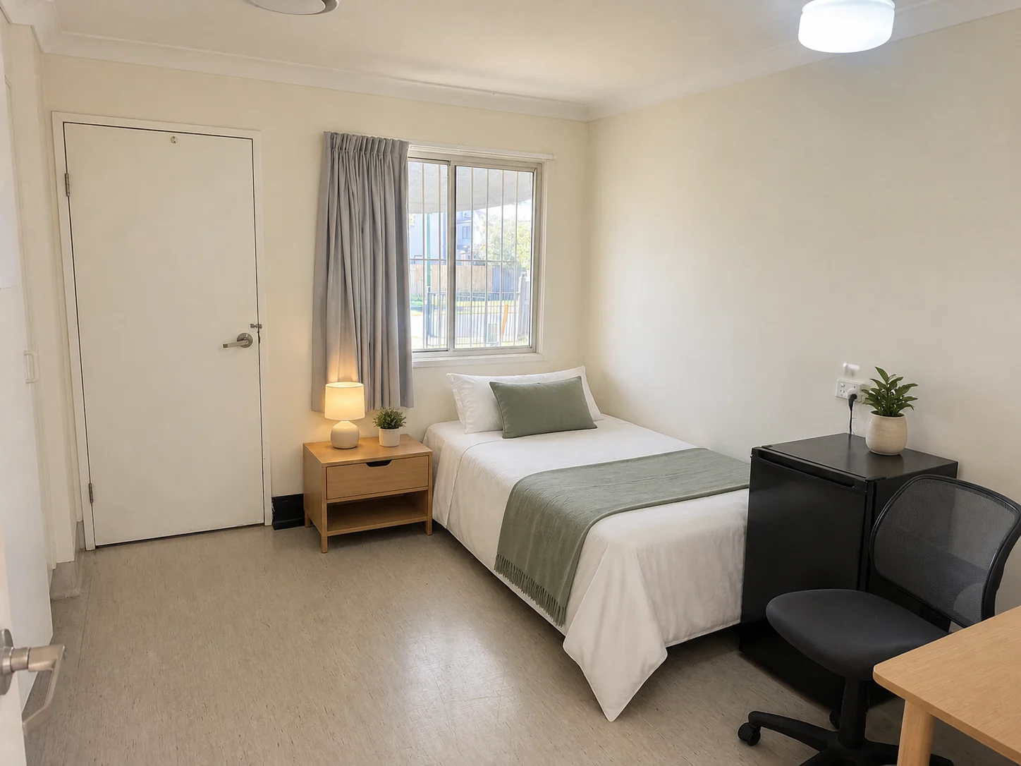 Private bedroom at Mallee House