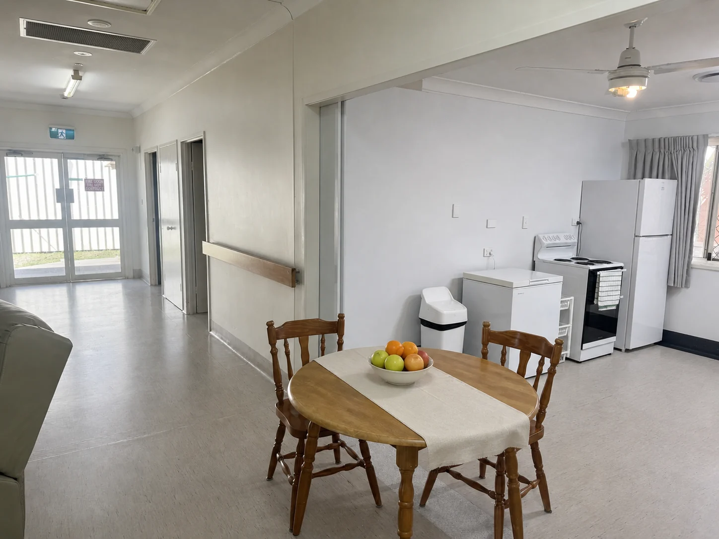 Kitchen and dining area at Mallee House